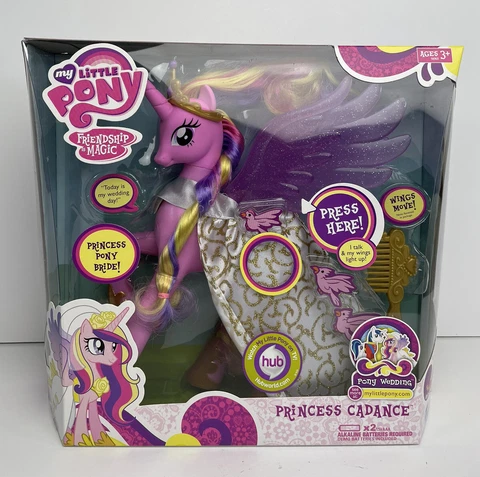 NIB! My Little Pony Talking PRINCESS CADANCE Wedding Bride Cadence FiM G4 Figure Cover