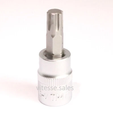 TP47 Torx PLUS Socket 3/8 Drive Draper Expert Knurled Stubby Bit TP 47 PLUS - Image 1 of 4
