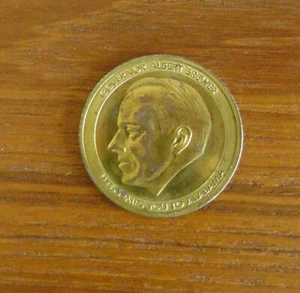 Medalla Sesquicentenario ALABAMA 1819-1969 150 Años Gobernador Albert Brewer - Imagen 1 de 2