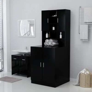 Washing Machine Cabinet Storage Shelf Rack Laundry Bathroom 71x71.5x91.5cm - Picture 1 of 9