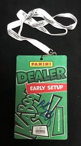 Bubba Watson Signed 2023 NSCC "THE NATIONAL" Dealer Badge JSA COA Masters Panini - Picture 1 of 4