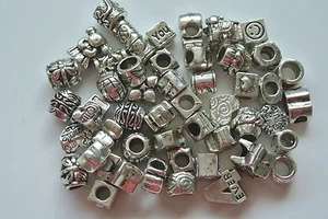 Charms for European Bracelets Assorted Tibetan silver or EP - Picture 1 of 24
