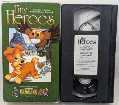 Tiny Heroes Fun Tale of Courage Responsibility Teamwork (VHS 1997 Rekab Tserrof) - Image 1 of 4
