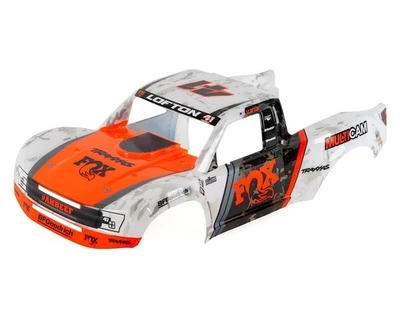Traxxas TRA8513 1/7 UDR Unlimited Desert Racer Pre-Cut Body Fox White Orange New - Image 1 of 4