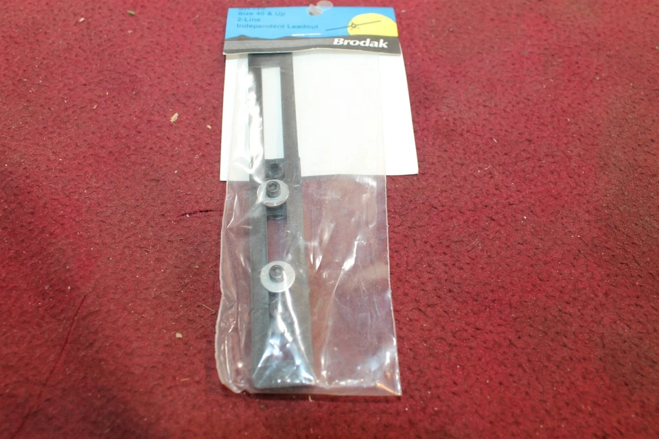 MOTOR DE AVIÓN MODELO BRODAK INDEPENDENT LEIDOUT 2 LÍNEAS .40 EN ADELANTE NUEVO EN PAQUETE Foto 1 de 1