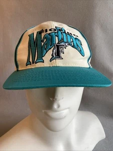 Cappello snapback Florida Marlins vintage il gioco ricamato - Foto 1 di 13