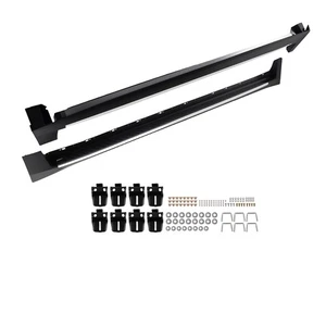 Running Board Side Steps for Cadillac XT5 17-2025 Black Premium Aluminum - Picture 1 of 11