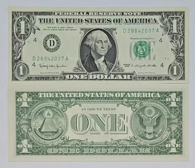 USA 1 USD Dollar 1963 D-Cleveland OH  P 443 NEW UNC Banknote - Image 1 of 2