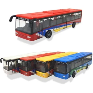 Toys Vehicle Set Diecast Bus Toy Pull Back Toys Bus Model Articulated Bus, - Picture 1 of 11