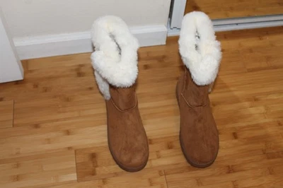 Women's SO Chestnut Faux Fur Tall Shaft Boots - Abigail - Size 11M - Image 1 of 4