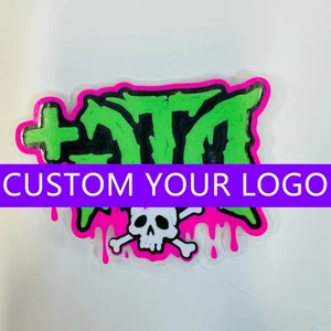 CUSTOM Glow-in-the-Dark Water-Based Paste Screen-Printed Fabric Patch Heat Press - Picture 1 of 1