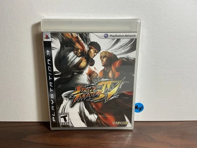 Street Fighter IV (Sony PS3, 2009) Brand New Sealed Side Black Label Y-fold Mint - Image 1 of 4