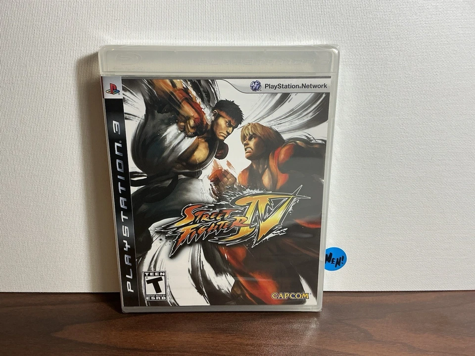 Street Fighter IV (Sony PS3, 2009) Brand New Sealed Side Black Label Y-fold Mint - Image 1 of 4