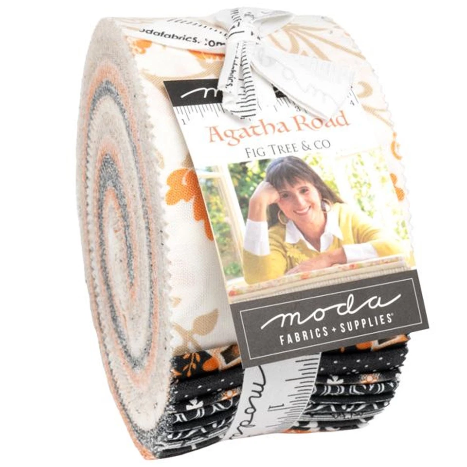 Agatha Road Jelly Roll by Fig Tree & Co. for Moda Fabrics - Image 1 of 3