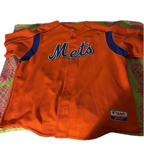 New York Mets Trikot Majestic Authentic Collection Orange MLB Baseball Herren 2XL - Bild 1 von 7