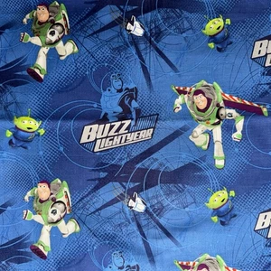 Disney Toy Story Buzz LightyearCotton Quilt Fabric By the Yard Craft OOP #L7 - Picture 1 of 3