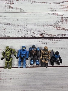LOT 5 HALO MEGA CONSTRUX BLOKS UNSC Spartan, Etc MINI FIGURE Mixed Lot 15 - Picture 1 of 4