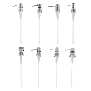 Stainless Steel Liquid Soap Dispenser Nozzle 12 OZ Hand Lotion Pump Fitting - Zdjęcie 1 z 8