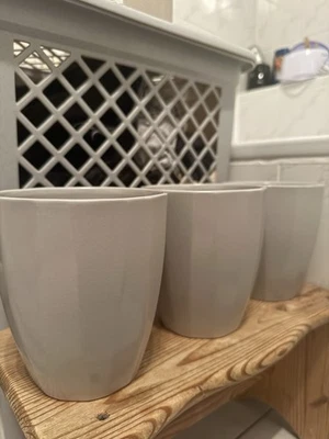 ELEGANCE ORCHIDEENTOPF, 3er Set, Keramik, grau, Scheurich - Bild 1 von 4