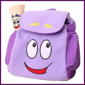 2025 Dora Explorer Backpack Rescue Bag with Map Toys Purple Kids Christmas Gift - Picture 1 of 23