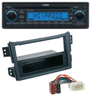 VDO AUX MP3 1DIN CD USB Autoradio für Opel Agila B 2008-2014 Suzuki Splash - Bild 1 von 4