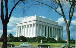 Lincoln Memorial Washington DC Postkarte PE-61 verschickt - Bild 1 von 2