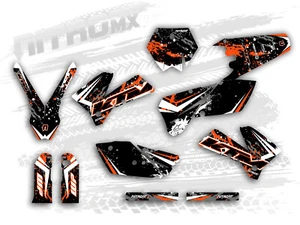 NitroMX Graphic Kit for KTM SX SXF 125 250 450 525 2005 2006 Decals Motocross MX - Picture 1 of 1