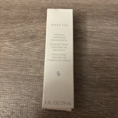 New Mary Kay Medium Coverage Foundation Ivory 100 Normal  / Pink Cap. NOS - Image 1 of 3