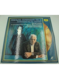 BERNSTEIN/LUDWIG symphony n°3-10 MAHLER Laser Disc Video 1991 DG - Imagen 1 de 5
