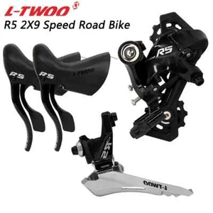 LTWOO R5 2X9 Speed Road Bike Groupset Shifter Front Rear Derailleur Components - Picture 1 of 6