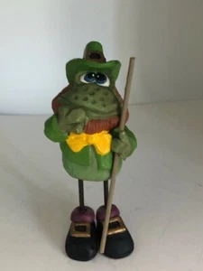 Russ Berrie Irish Frog The Country Folks 4 1/2 Inch Figurine - Picture 1 of 5