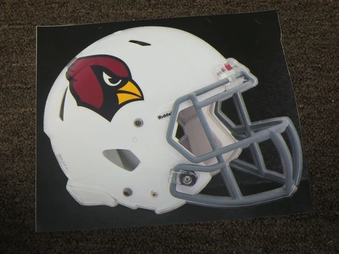 ARIZONA CARDINALS HELMET NFL Fathead Wall Graphics 11" x 9"  (Poster/Sticker) Cover