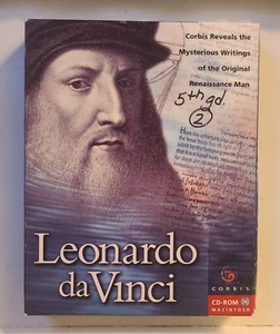 LEONARDO DA VINCI ON CD-ROM Rare New in Box Copy - Picture 1 of 6