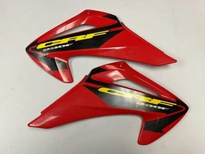 2003-2007 Honda CRF230F CRF 230F OEM Radiator Plastic Shrouds Air Scoops Fairing - Picture 1 of 21