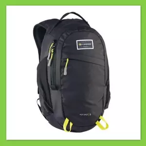 Caribee Hot Shot 8L Sporty Compact Backpack Daypack Travel Shoulder Day-pack Blk - Picture 1 of 11