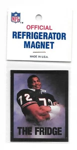 Vintage NFL Chicago Bears William Perry "The Fridge" Kühlschrankmagnet-versiegelt - Bild 1 von 2