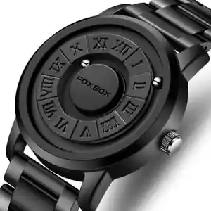 Personality Herrenuhr Creative Scrolling Pointer Magnetkraft Modeuhr - Bild 1 von 23