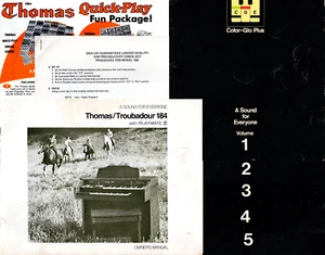 Thomas Troubadour 184 Orgelhandbuch, Band 1 bis 5 Farben-Glo Plus Musikbücher + - Bild 1 von 12