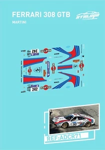 CALCAS FERRARI 308 GTB MARTINI - Imagen 1 de 1