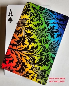 Premium BRIDGE SIZE Rainbow Cut Card For Poker Dealer Stiff Flexible - Picture 1 of 1