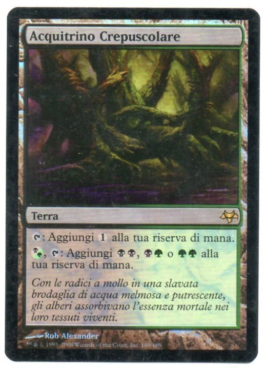 MTG Italian Foil Twilight Mire Eventide EX- - Image 1 of 1