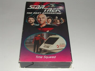 Star Trek The Next Generation Time Squared VHS tape  - Image 1 of 4