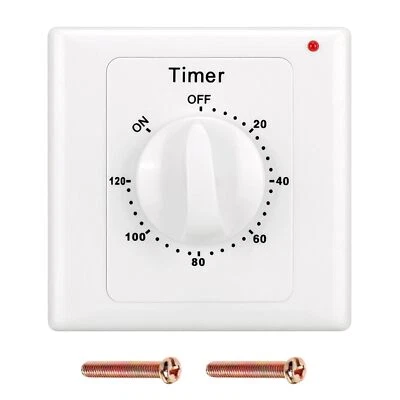 Countdown Timer Switch120 Min Mechanical Countdown Time SwitchTimer SocketMec... - Bild 1 von 4