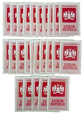 1976 ACQUIRE Avalon Hill Board Game Replacement parts ~ 25 Luxor Hotels Cards - Image 1 of 4