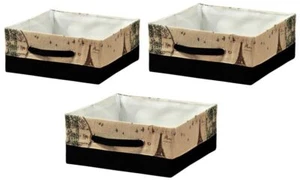 3er Set Aufbewahrungsbox Regalbox Faltkiste Box Kiste Kinder Staubox Korb Regal - Bild 1 von 2