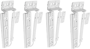 4 Soporte de montaje de puerta integrado para nevera congelador corredera de fijación para AEG Zanussi - Imagen 1 de 1