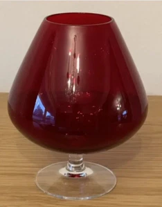 VIDRIO BRANDY EMPOLI ROJO VINTAGE - Imagen 1 de 3