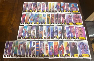 2021 TOPPS LIVING SET WRESTLING WWE SET #1-56 (Lot Of 59 with Multiple Errors) - Image 1 of 4