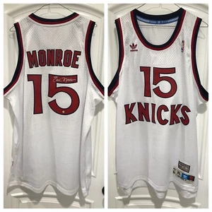 Earl "the Pearl" Monroe Signed Knicks 🗽 HWC Swingman Jersey (Steiner) - Picture 1 of 7