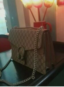 Gucci Dionysus Medium GG Shoulder Bag Beige